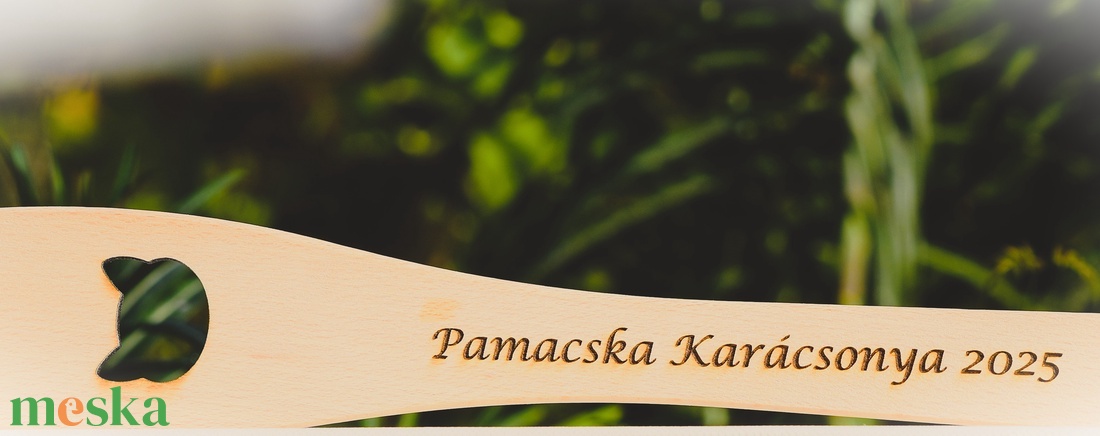 Cicás fakanál név gravírozással - otthon & életmód - konyhafelszerelés, tálalás - sütés, főzés - fakanál & fakanáltartó - Meska.hu