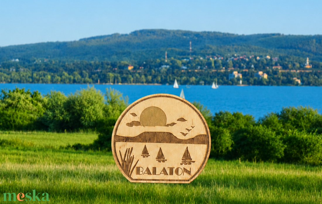 Fa Balaton hűtőmágnes - otthon & életmód - konyhafelszerelés, tálalás - konyhai dekoráció - hűtőmágnes - Meska.hu