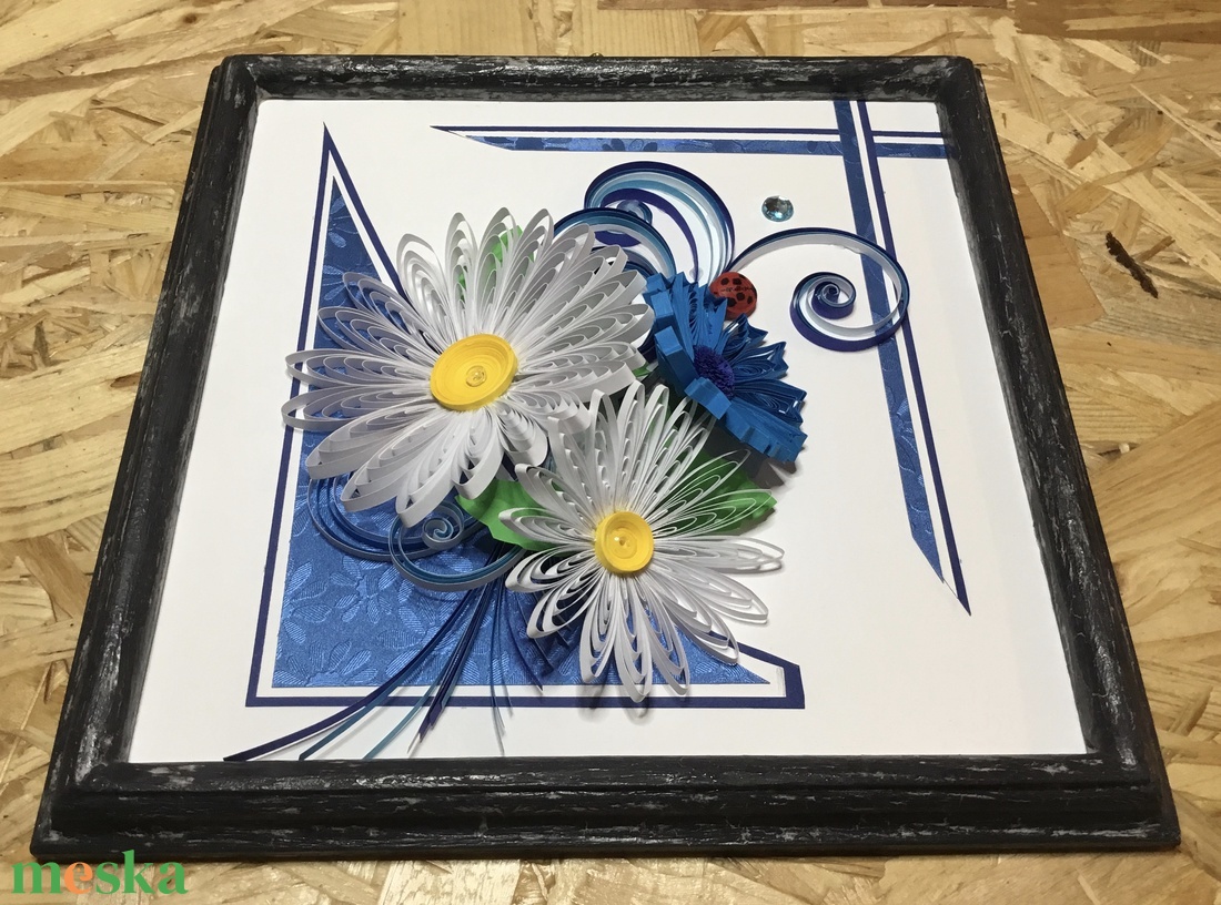 Virágos quilling fa kerettel - otthon & életmód - dekoráció - kép & falikép - Meska.hu Virágos quilling fa kerettel - otthon & életmód - dekoráció - kép & falikép - Meska.hu