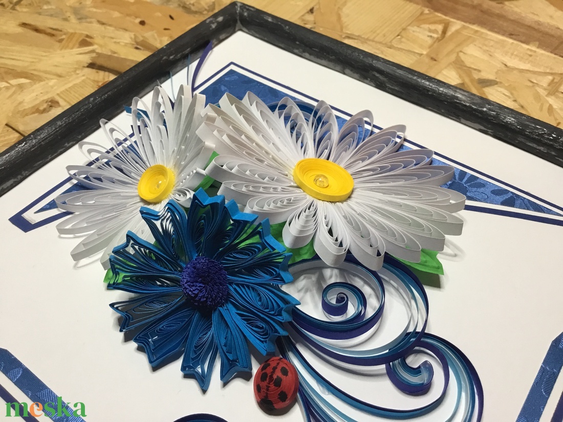 Virágos quilling fa kerettel - otthon & életmód - dekoráció - kép & falikép - Meska.hu Virágos quilling fa kerettel - otthon & életmód - dekoráció - kép & falikép - Meska.hu