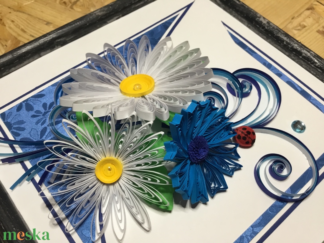 Virágos quilling fa kerettel - otthon & életmód - dekoráció - kép & falikép - Meska.hu Virágos quilling fa kerettel - otthon & életmód - dekoráció - kép & falikép - Meska.hu