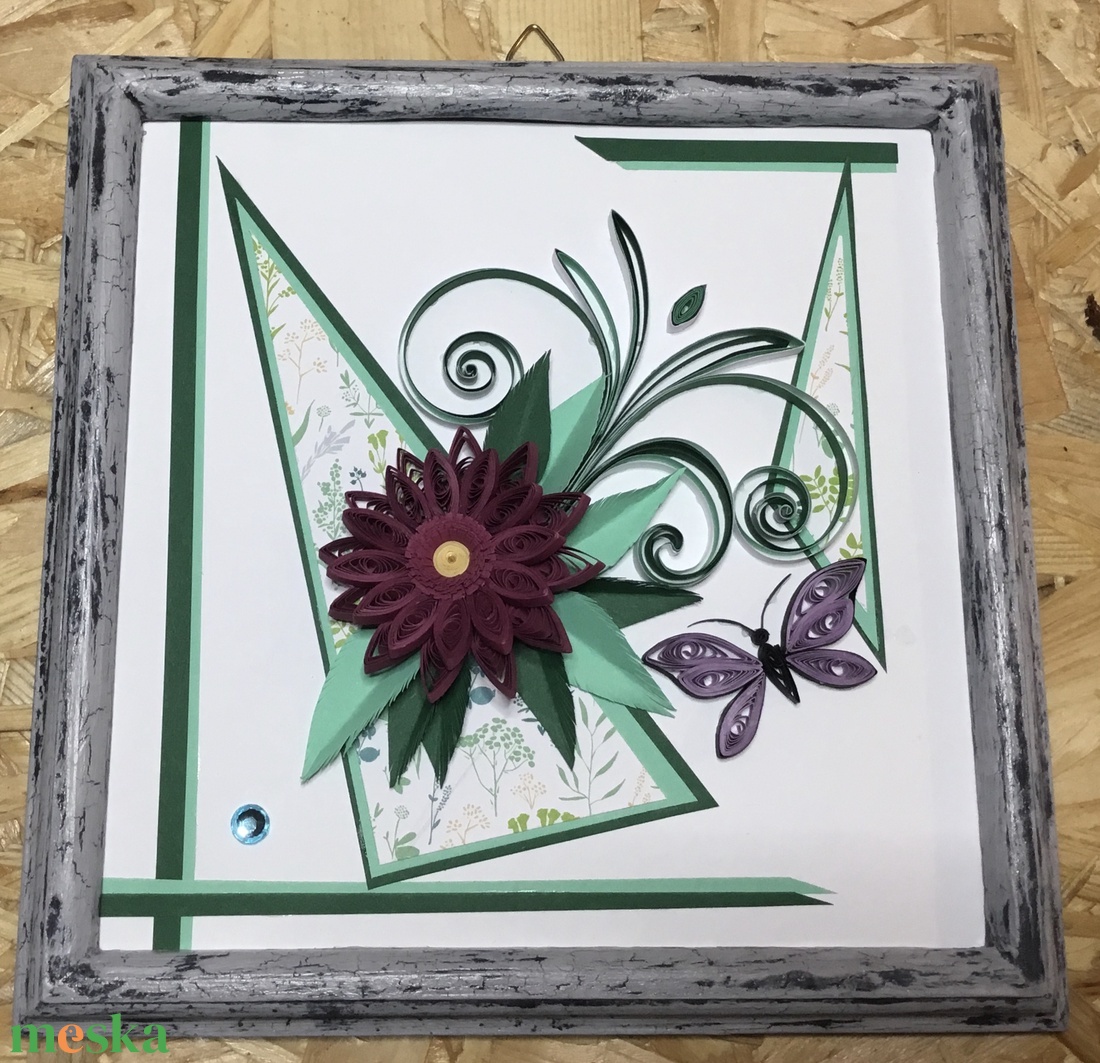 Quilling kép vintage fa kerettel - otthon & életmód - dekoráció - kép & falikép - Meska.hu Quilling kép vintage fa kerettel - otthon & életmód - dekoráció - kép & falikép - Meska.hu
