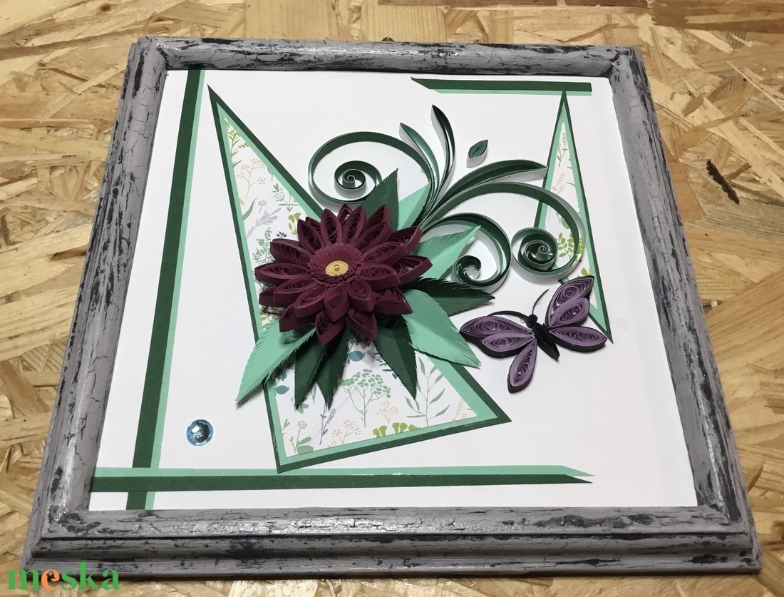 Quilling kép vintage fa kerettel - otthon & életmód - dekoráció - kép & falikép - Meska.hu Quilling kép vintage fa kerettel - otthon & életmód - dekoráció - kép & falikép - Meska.hu