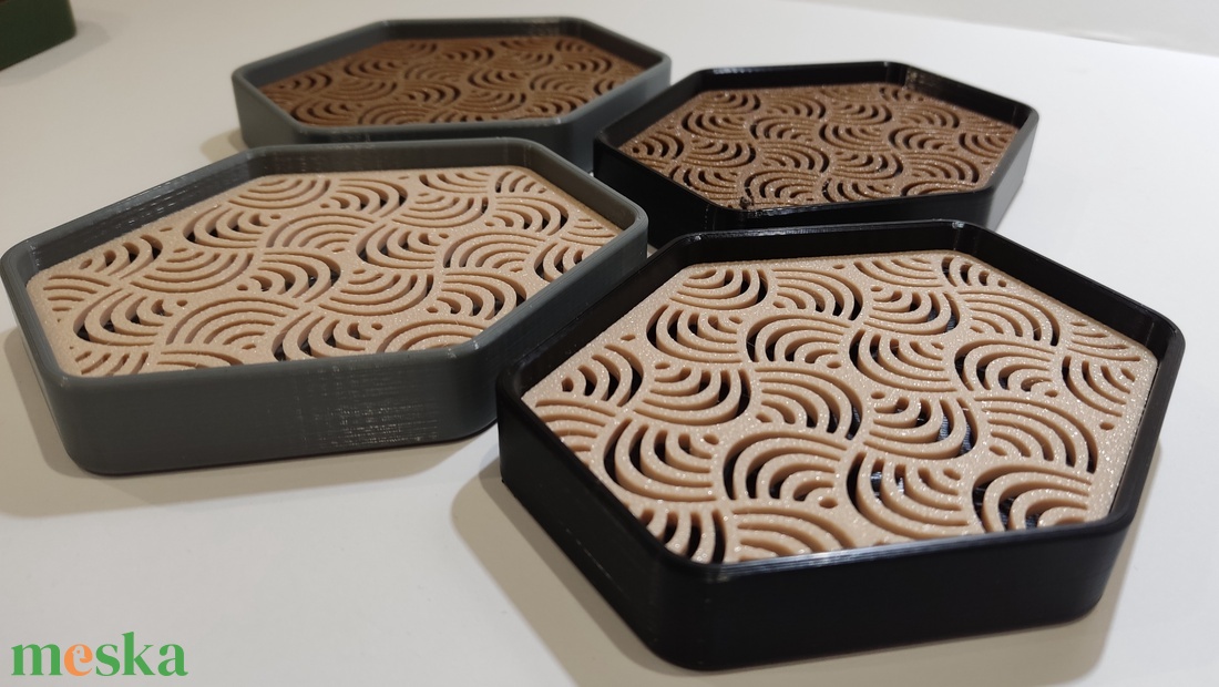 Hatszögletű szappantartó - otthon & életmód - fürdőszoba - szappantartó - Meska.hu