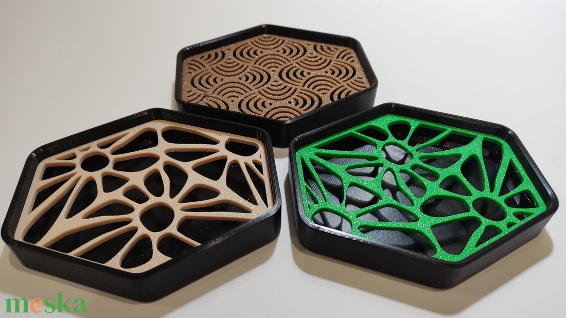 Hatszögletű szappantartó - otthon & életmód - fürdőszoba - szappantartó - Meska.hu