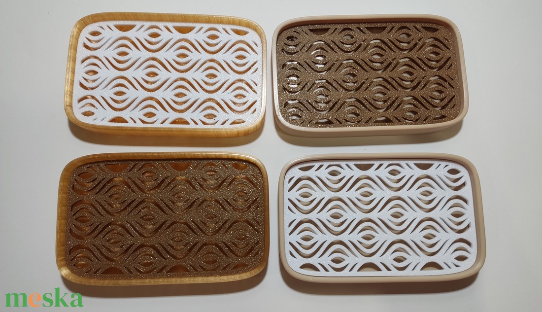 Szögletes szappantartó - otthon & életmód - fürdőszoba - szappantartó - Meska.hu