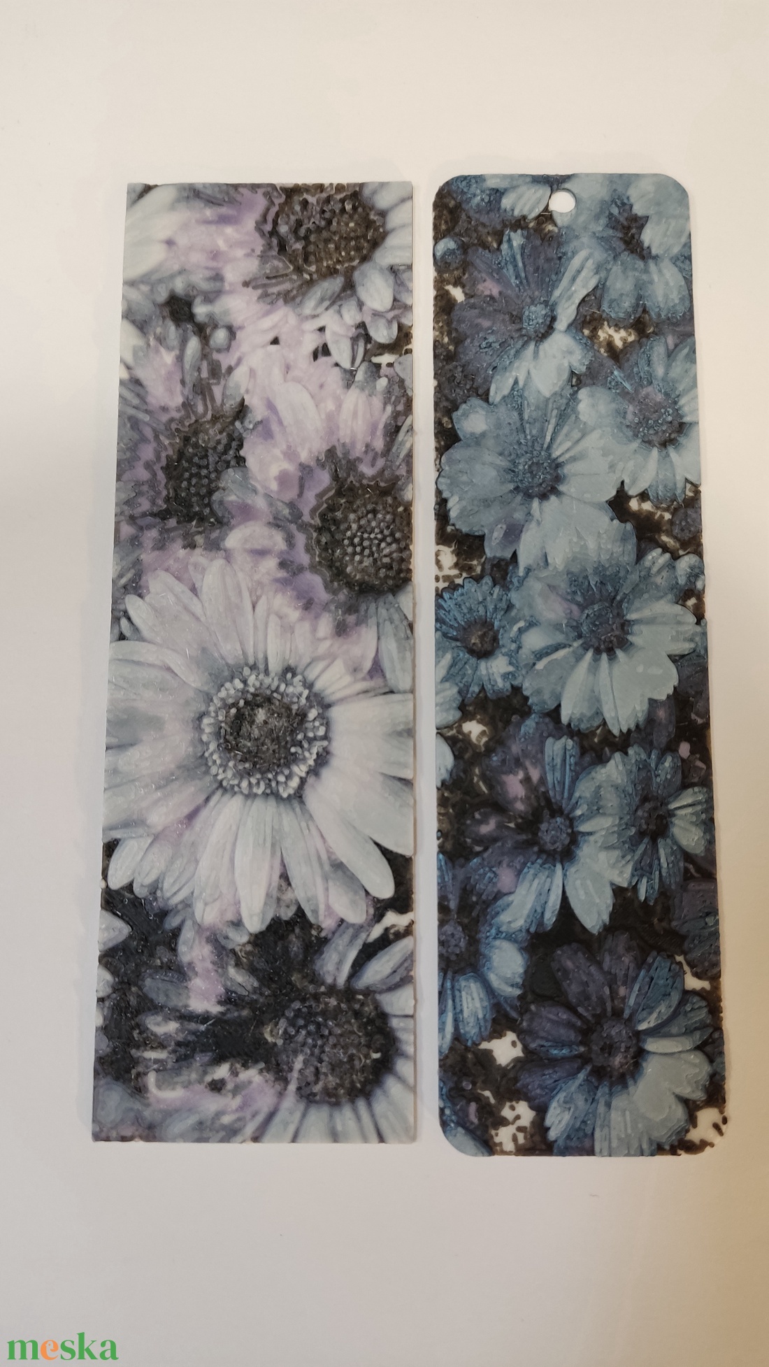 Virágos könyvjelző - könyv & zene - könyvjelző - Meska.hu