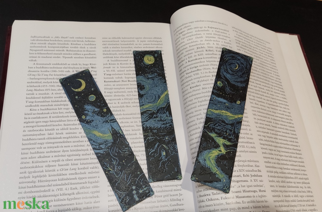 Könyvjelző Van Gogh - könyv & zene - könyvjelző - Meska.hu