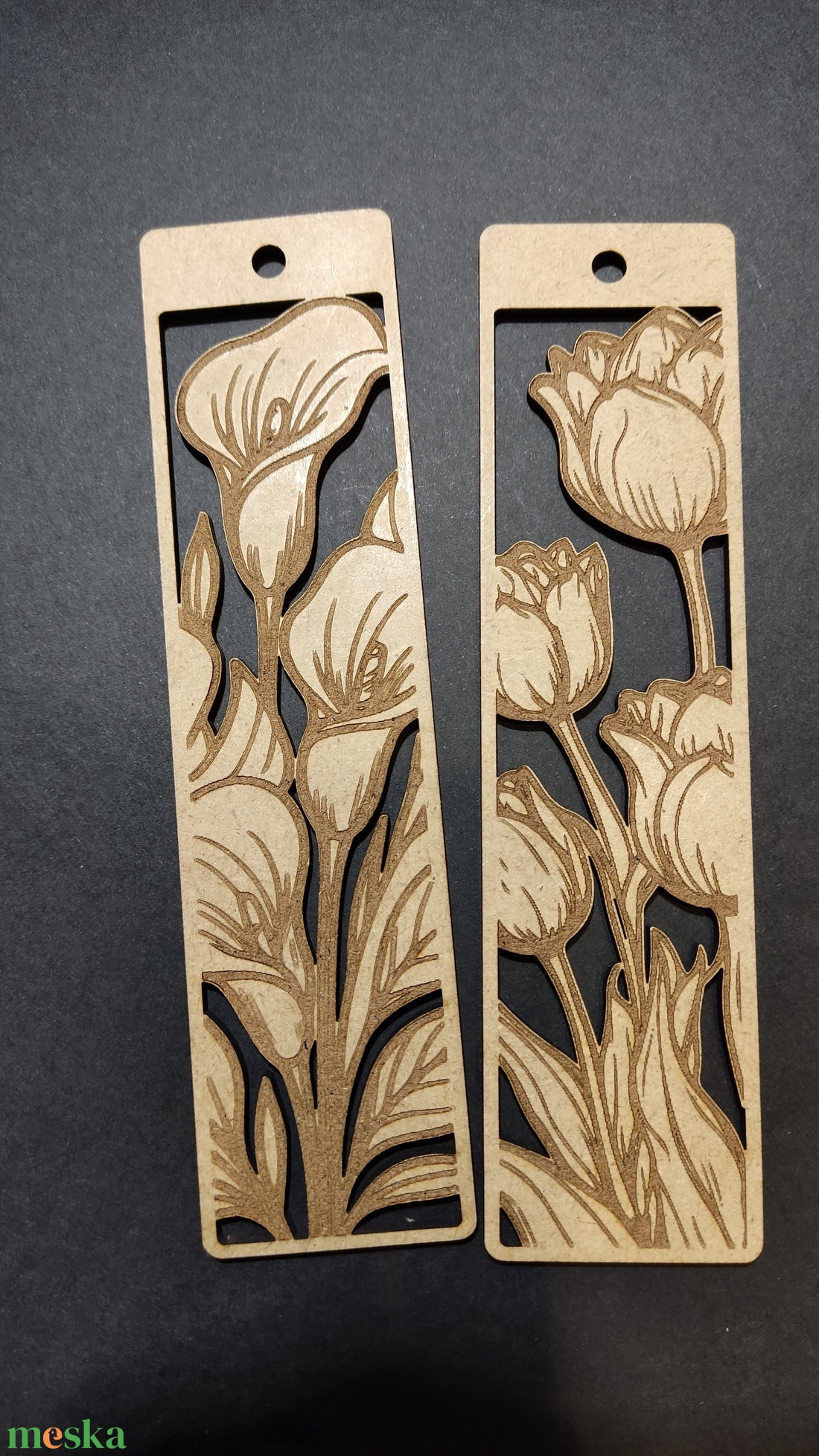 Fa virágos könyvjelzők - könyv & zene - könyvjelző - Meska.hu