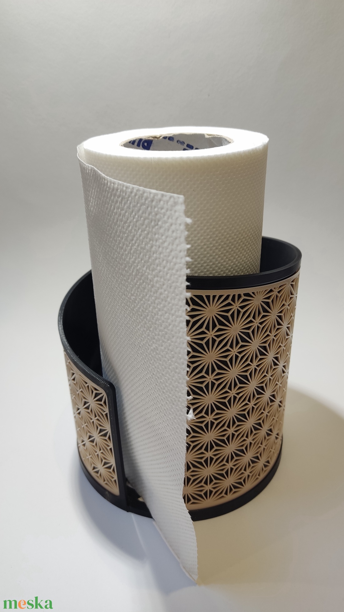 Papírtörlő tartó - otthon & életmód - konyhafelszerelés, tálalás - tálalás - szalvétatartó, szalvétagyűrű - Meska.hu