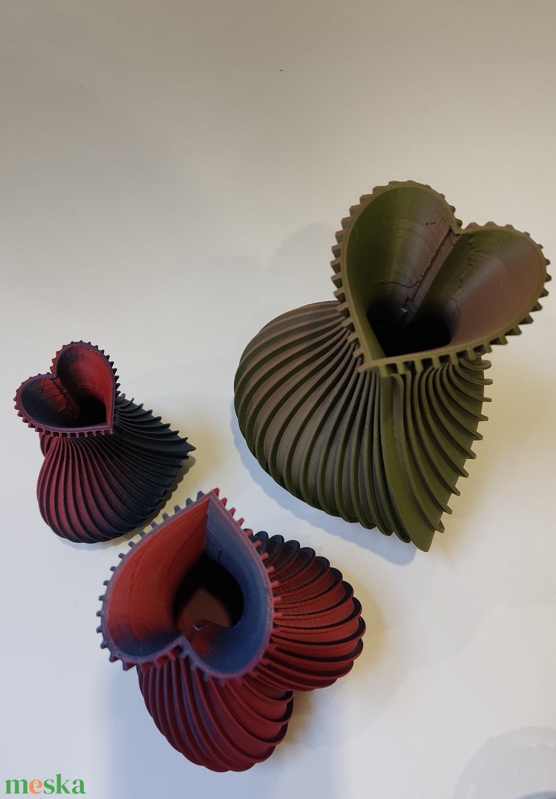 Szív alakú váza - otthon & életmód - virágdekoráció - virágtartó - váza - Meska.hu