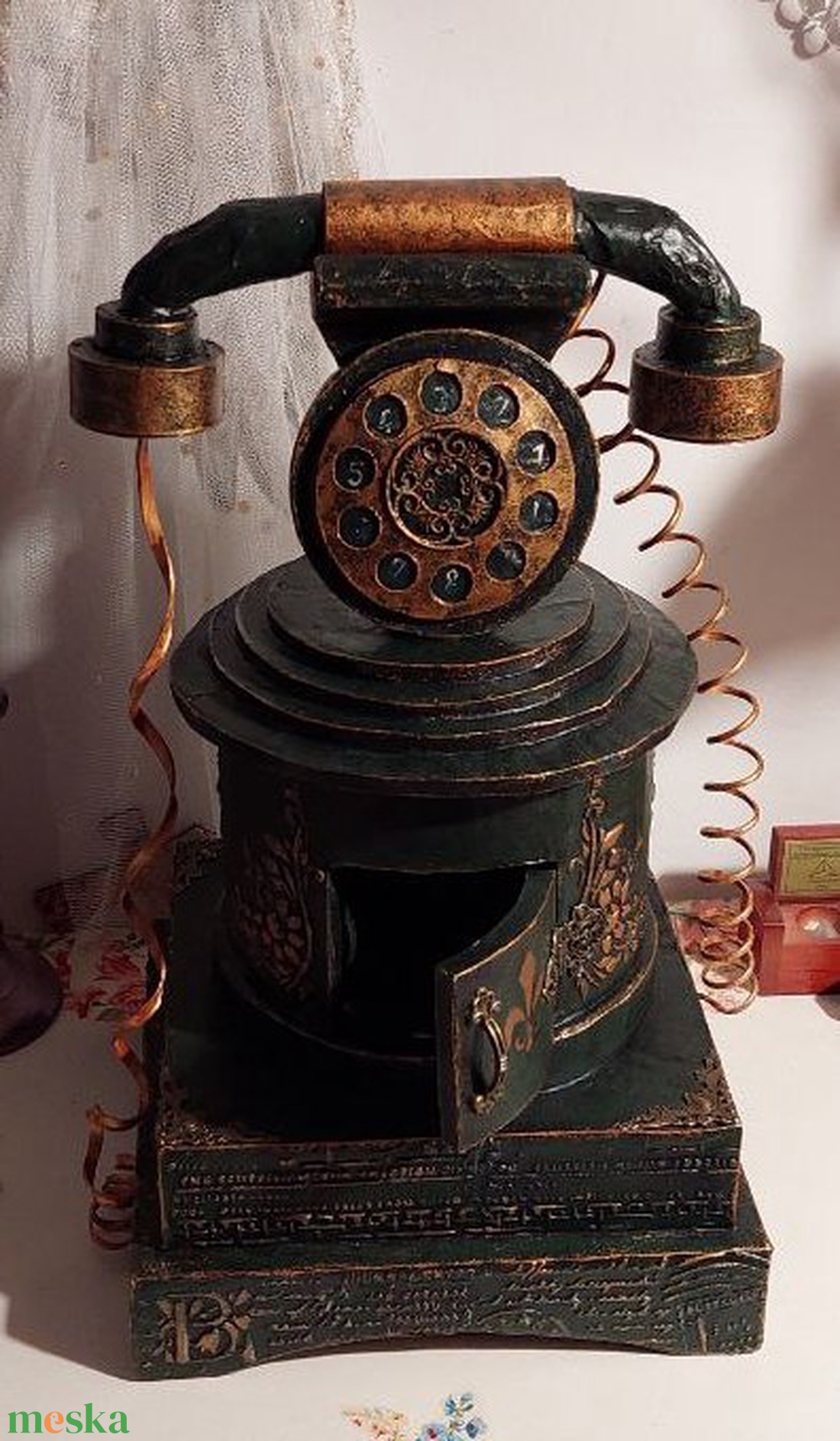 Vintage telefon - otthon & életmód - dekoráció - Meska.hu Vintage telefon - otthon & életmód - dekoráció - Meska.hu