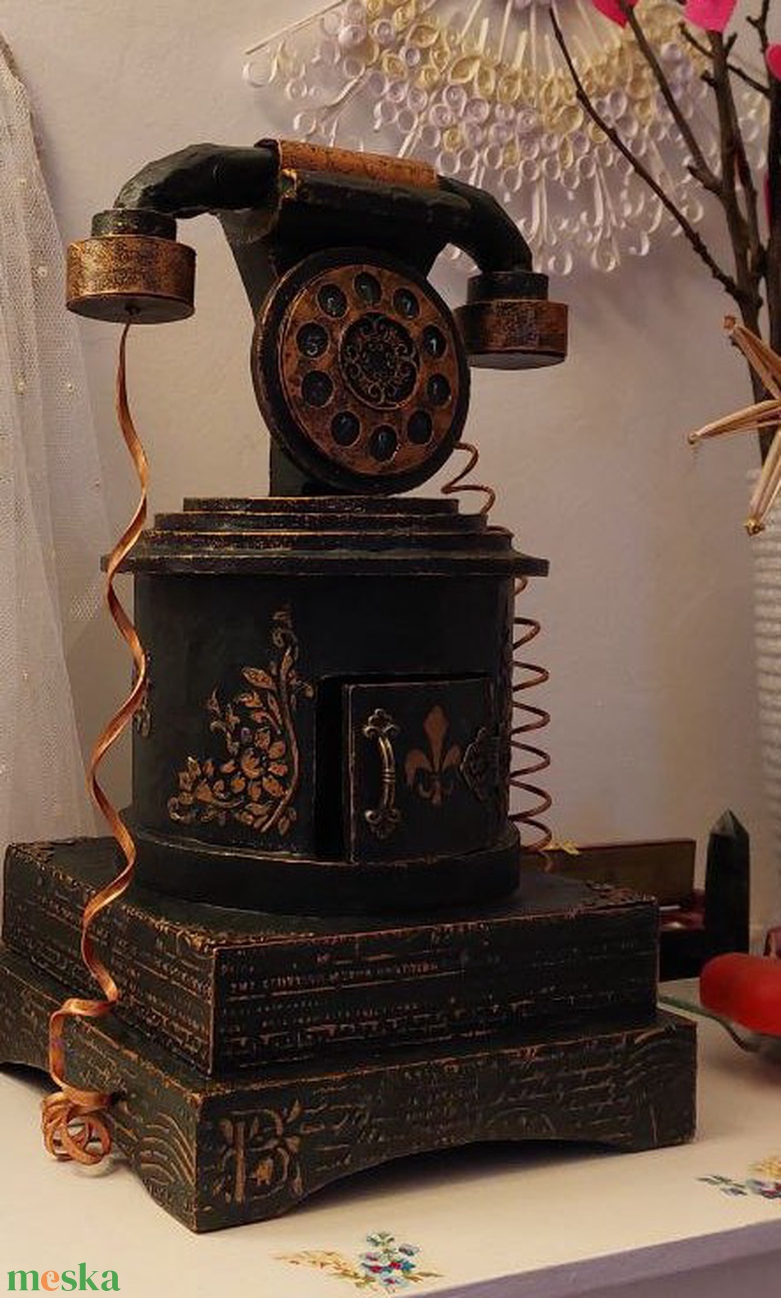 Vintage telefon - otthon & életmód - dekoráció - Meska.hu Vintage telefon - otthon & életmód - dekoráció - Meska.hu