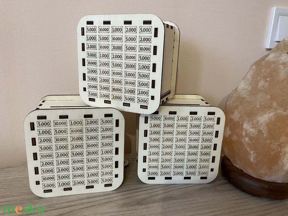 Lézergravírozott persely, 250.000 ft gyűjt�séhez - otthon & életmód - dekoráció - asztal és polc dekoráció - persely - Meska.hu