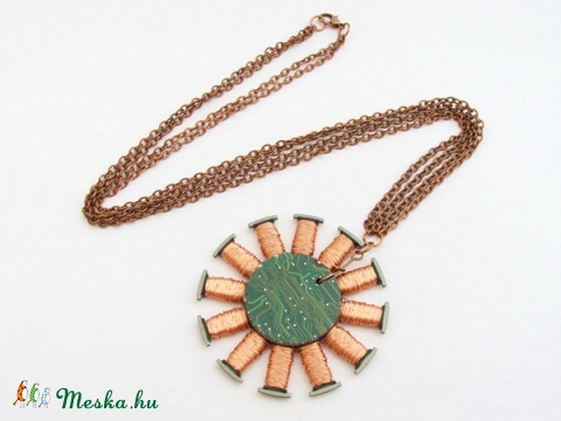 Tesla-tekercs nyaklánc -  - Meska.hu