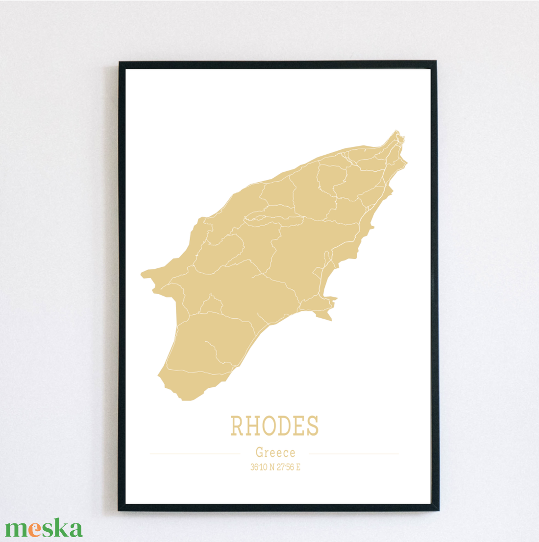 RODOSZ (Görögország) színes minimalista dekorációs térkép - otthon & életmód - dekoráció - kép & falikép - poszter - Meska.hu RODOSZ (Görögország) színes minimalista dekorációs térkép - otthon & életmód - dekoráció - kép & falikép - poszter - Meska.hu