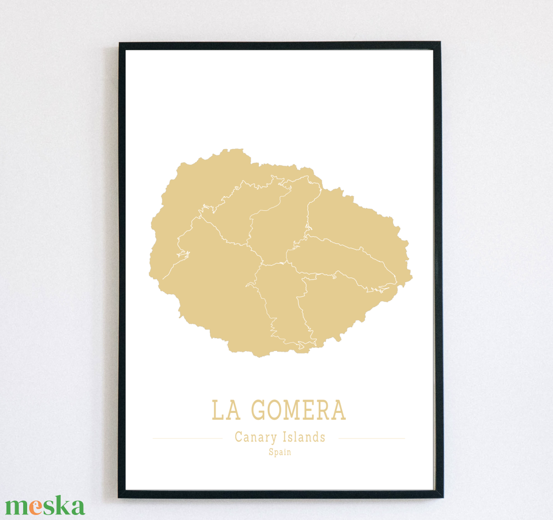 LA GOMERA (Kanári-szigetek) színes minimalista dekorációs térkép - otthon & életmód - dekoráció - kép & falikép - poszter - Meska.hu LA GOMERA (Kanári-szigetek) színes minimalista dekorációs térkép - otthon & életmód - dekoráció - kép & falikép - poszter - Meska.hu