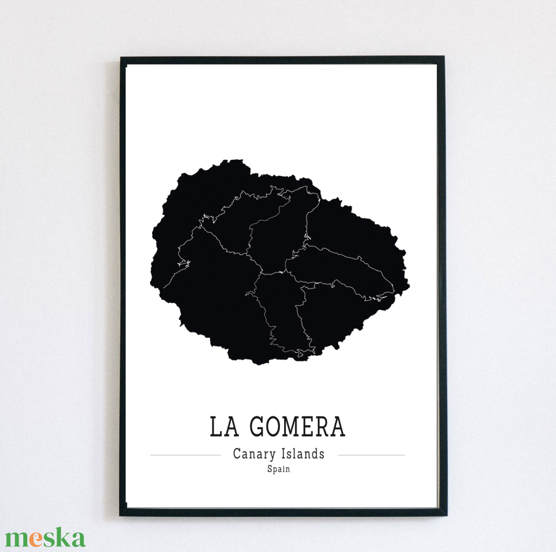 LA GOMERA (Kanári-szigetek) színes minimalista dekorációs térkép - otthon & életmód - dekoráció - kép & falikép - poszter - Meska.hu LA GOMERA (Kanári-szigetek) színes minimalista dekorációs térkép - otthon & életmód - dekoráció - kép & falikép - poszter - Meska.hu