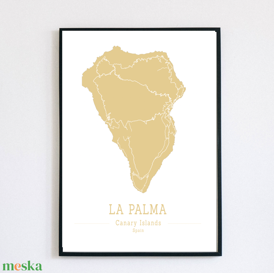 LA PALMA (Kanári-szigetek) színes minimalista dekorációs térkép - otthon & életmód - dekoráció - kép & falikép - poszter - Meska.hu LA PALMA (Kanári-szigetek) színes minimalista dekorációs térkép - otthon & életmód - dekoráció - kép & falikép - poszter - Meska.hu