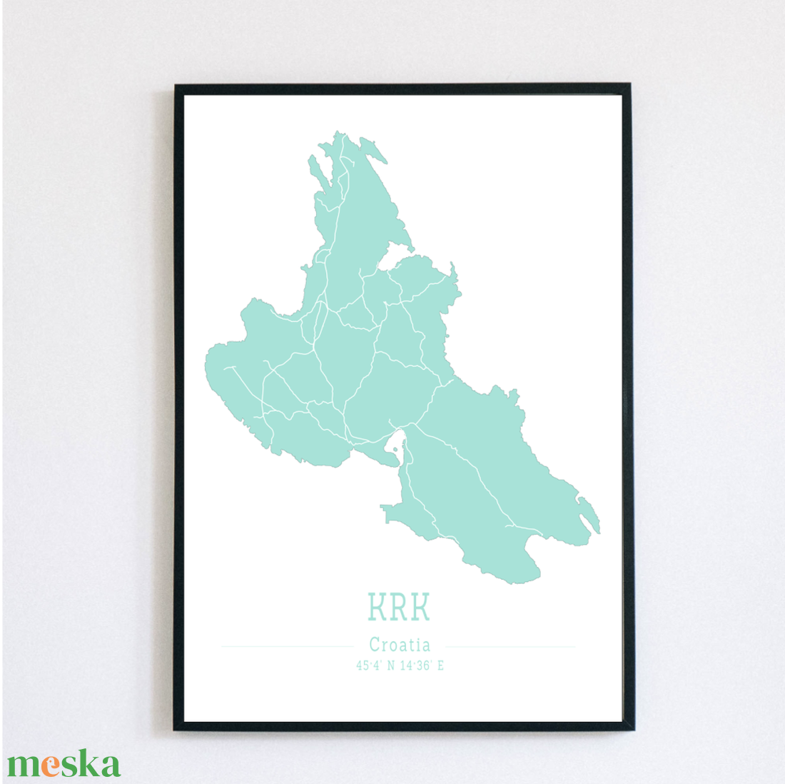 KRK (Horvátország) színes minimalista dekorációs térkép - otthon & életmód - dekoráció - kép & falikép - poszter - Meska.hu KRK (Horvátország) színes minimalista dekorációs térkép - otthon & életmód - dekoráció - kép & falikép - poszter - Meska.hu