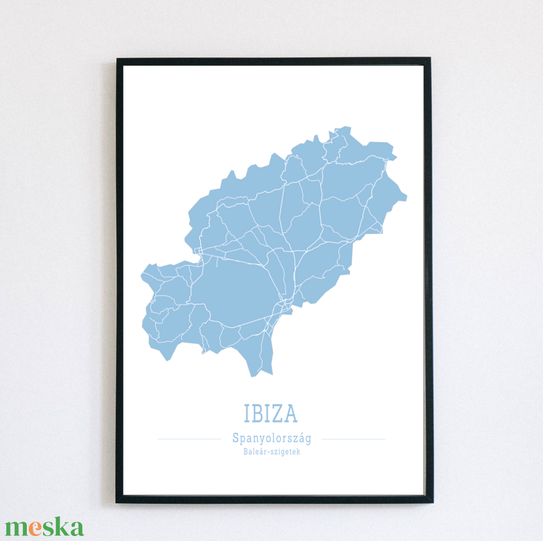 Minimalista Ibiza színes dekorációs térkép - otthon & életmód - dekoráció - kép & falikép - plakát - Meska.hu Minimalista Ibiza színes dekorációs térkép - otthon & életmód - dekoráció - kép & falikép - plakát - Meska.hu
