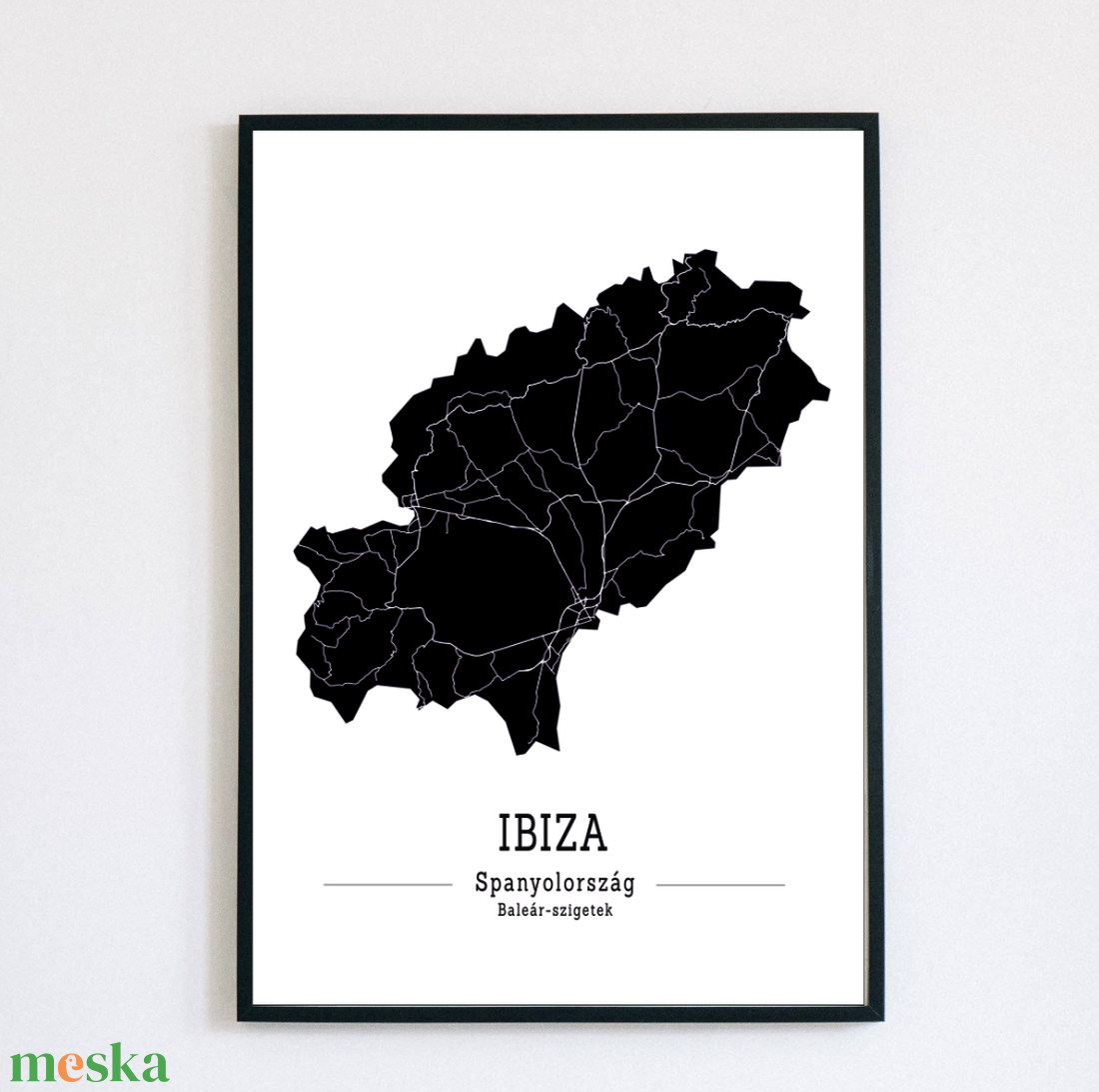 Minimalista Ibiza színes dekorációs térkép - otthon & életmód - dekoráció - kép & falikép - plakát - Meska.hu Minimalista Ibiza színes dekorációs térkép - otthon & életmód - dekoráció - kép & falikép - plakát - Meska.hu