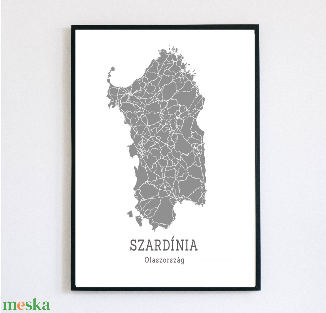 Szardínia (Olaszország) színes minimalista dekorációs térkép - otthon & életmód - dekoráció - kép & falikép - poszter - Meska.hu Szardínia (Olaszország) színes minimalista dekorációs térkép - otthon & életmód - dekoráció - kép & falikép - poszter - Meska.hu