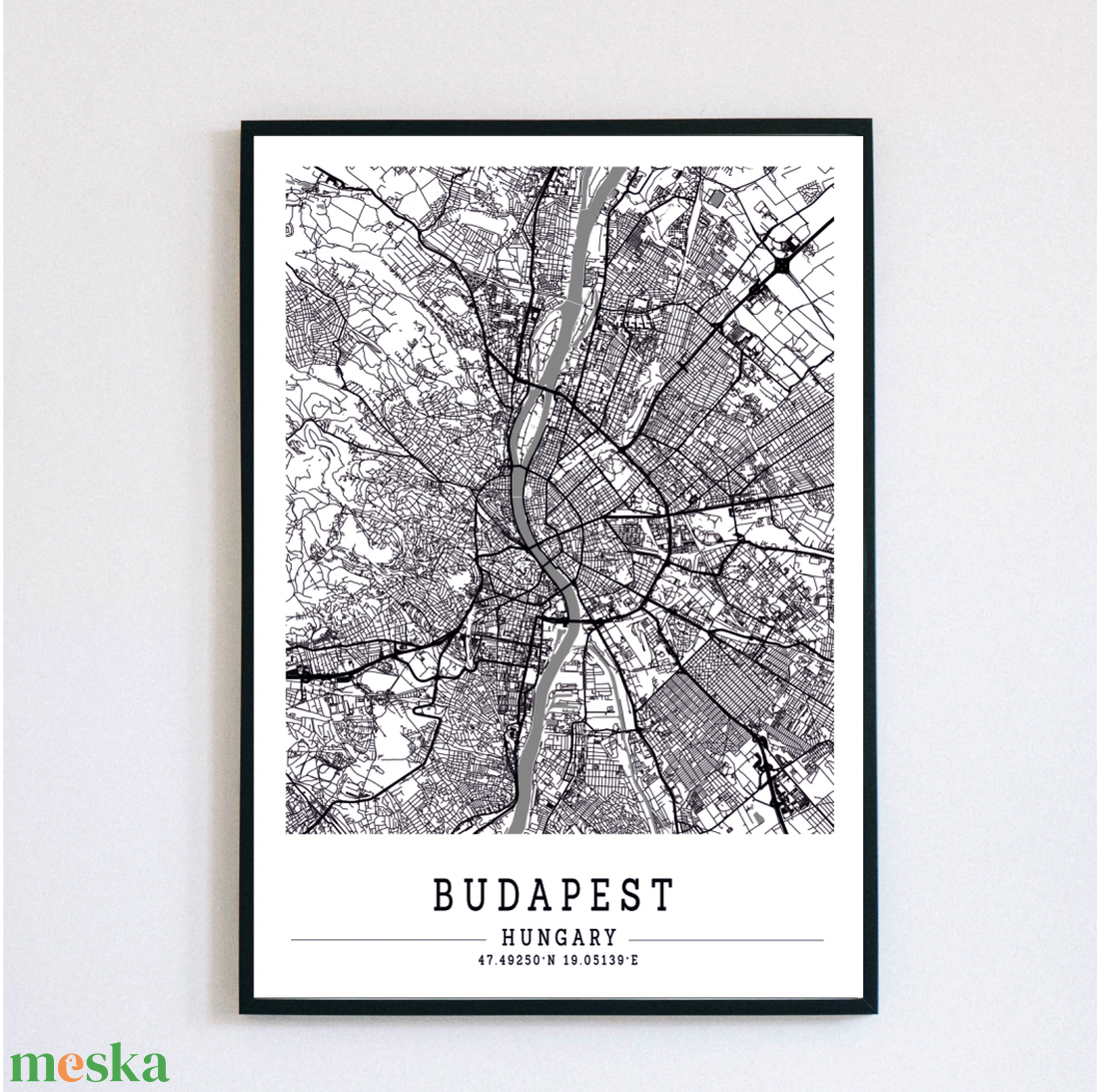 Minimalista BUDAPEST fekete-fehér dekorációs térkép - otthon & életmód - dekoráció - kép & falikép - poszter - Meska.hu Minimalista BUDAPEST fekete-fehér dekorációs térkép - otthon & életmód - dekoráció - kép & falikép - poszter - Meska.hu