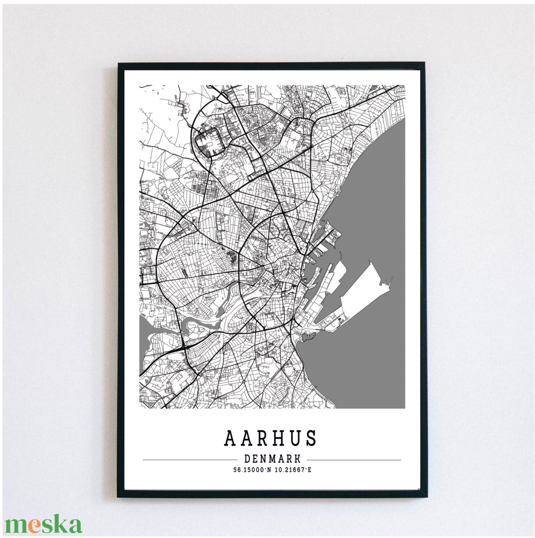 Minimalista AARHUS fekete-fehér dekorációs térkép - otthon & életmód - dekoráció - kép & falikép - poszter - Meska.hu Minimalista AARHUS fekete-fehér dekorációs térkép - otthon & életmód - dekoráció - kép & falikép - poszter - Meska.hu
