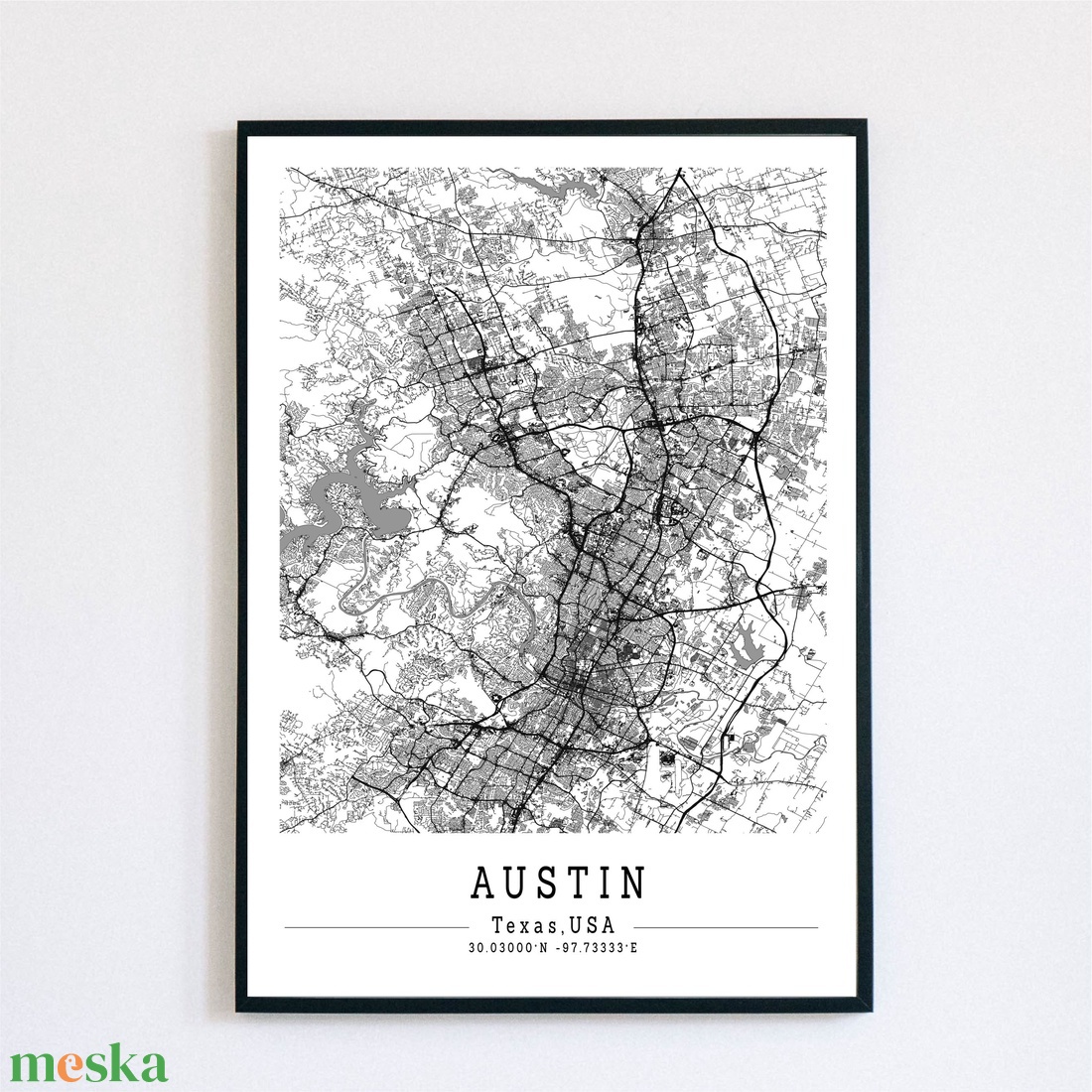 Minimalista Austin fekete-fehér dekorációs térkép - otthon & életmód - dekoráció - kép & falikép - poszter - Meska.hu Minimalista Austin fekete-fehér dekorációs térkép - otthon & életmód - dekoráció - kép & falikép - poszter - Meska.hu