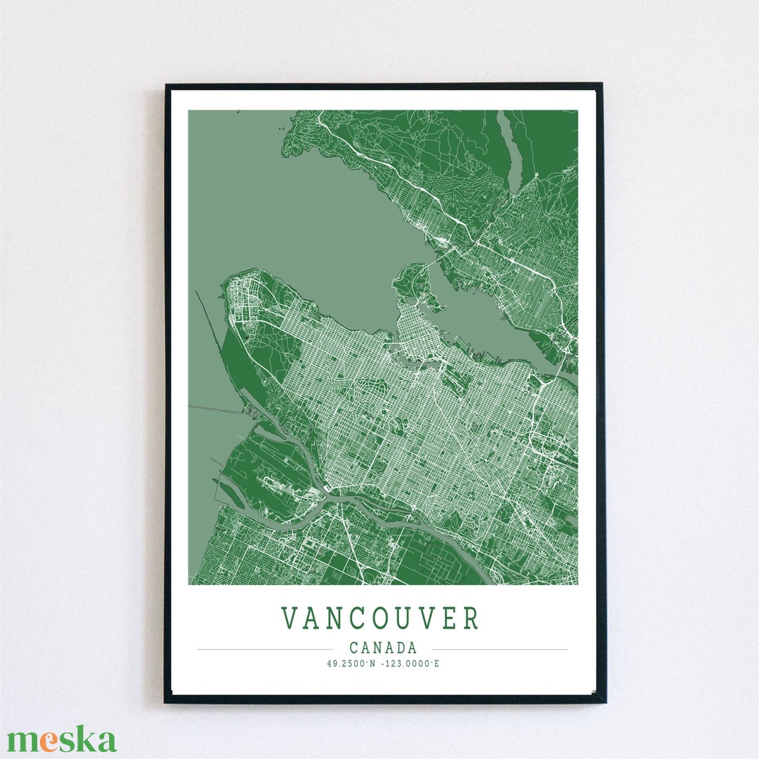 Minimalista Vancouver (Kanada) zöld-fehér dekorációs térkép - otthon & életmód - dekoráció - kép & falikép - poszter - Meska.hu Minimalista Vancouver (Kanada) zöld-fehér dekorációs térkép - otthon & életmód - dekoráció - kép & falikép - poszter - Meska.hu