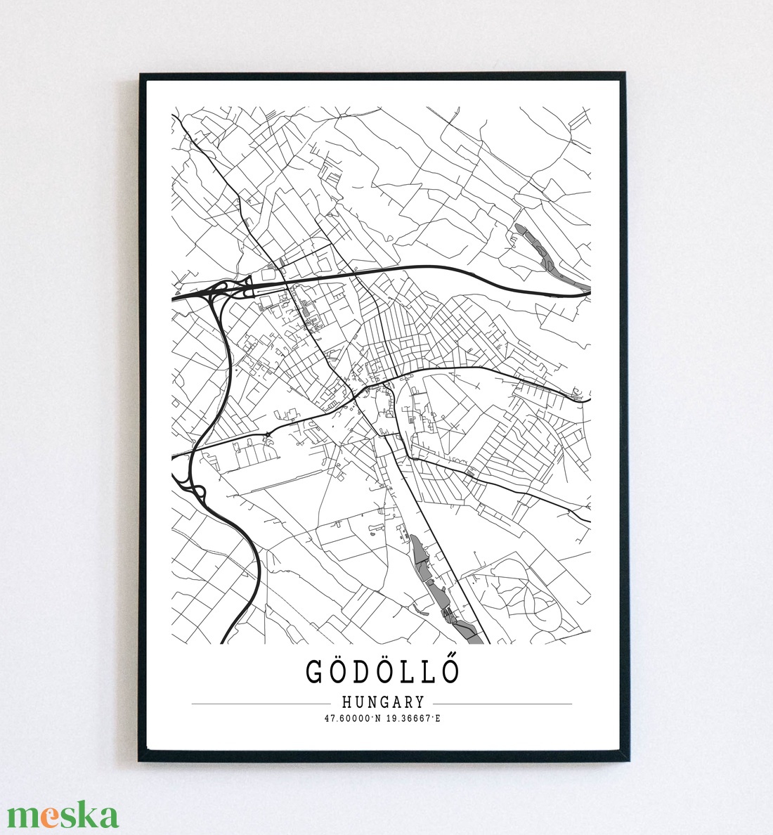 Gödöllő fekete-fehér minimalista dekorációs térkép - otthon & életmód - dekoráció - kép & falikép - poszter - Meska.hu Gödöllő fekete-fehér minimalista dekorációs térkép - otthon & életmód - dekoráció - kép & falikép - poszter - Meska.hu