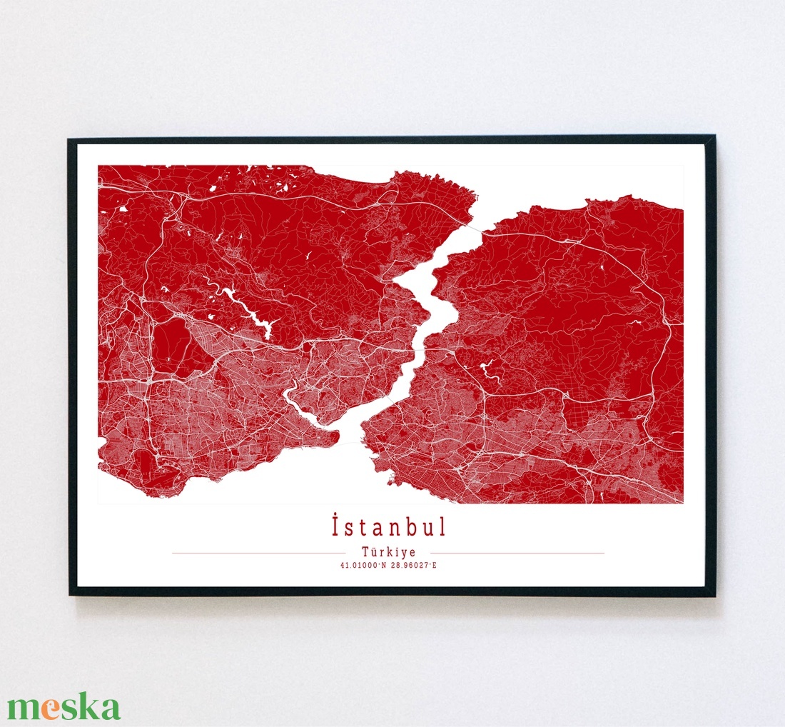 Minimalista Isztambul (Törökország) piros-fehér-szürke dekorációs térkép - otthon & életmód - dekoráció - kép & falikép - poszter - Meska.hu Minimalista Isztambul (Törökország) piros-fehér-szürke dekorációs térkép - otthon & életmód - dekoráció - kép & falikép - poszter - Meska.hu
