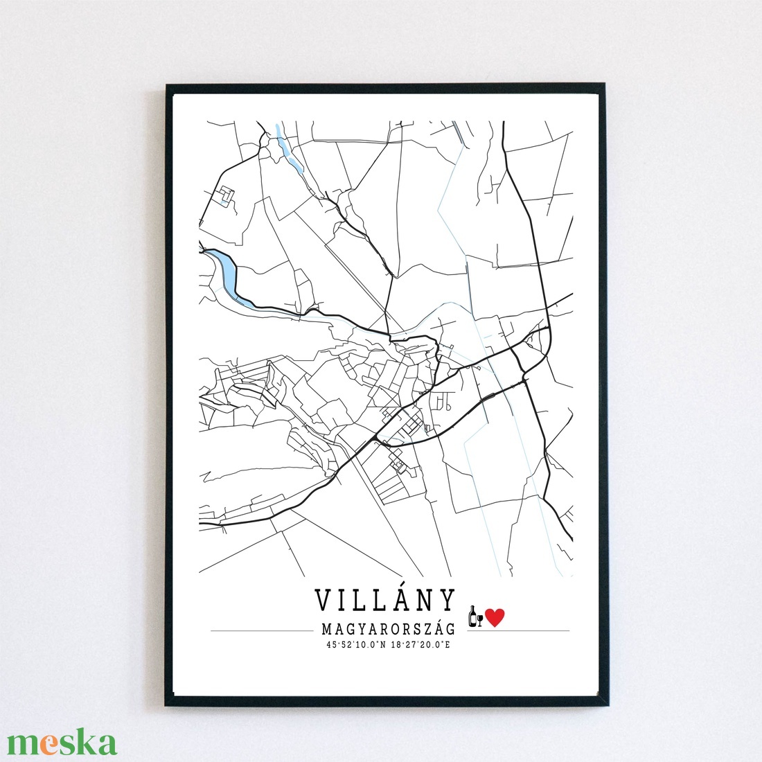 Villány fekete-fehér-kék minimalista dekorációs térkép - otthon & életmód - dekoráció - kép & falikép - poszter - Meska.hu Villány fekete-fehér-kék minimalista dekorációs térkép - otthon & életmód - dekoráció - kép & falikép - poszter - Meska.hu