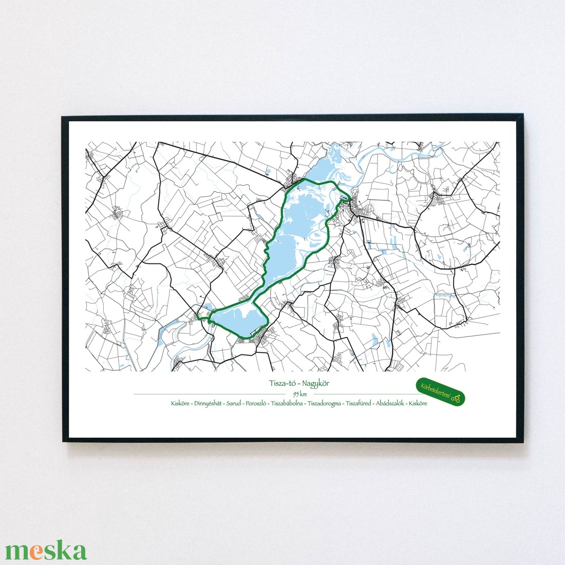 Tisza-tavi bringakör útvonaltérkép - otthon & életmód - dekoráció - kép & falikép - plakát - Meska.hu Tisza-tavi bringakör útvonaltérkép - otthon & életmód - dekoráció - kép & falikép - plakát - Meska.hu