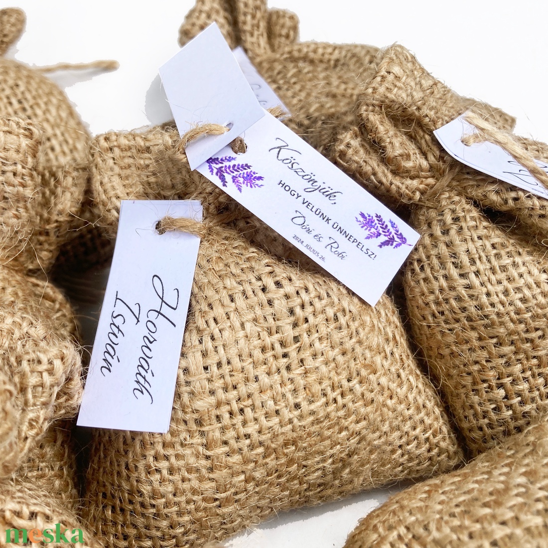 Levendula zsákocskában - esküvő - emlék & ajándék - köszönőajándék - Meska.hu