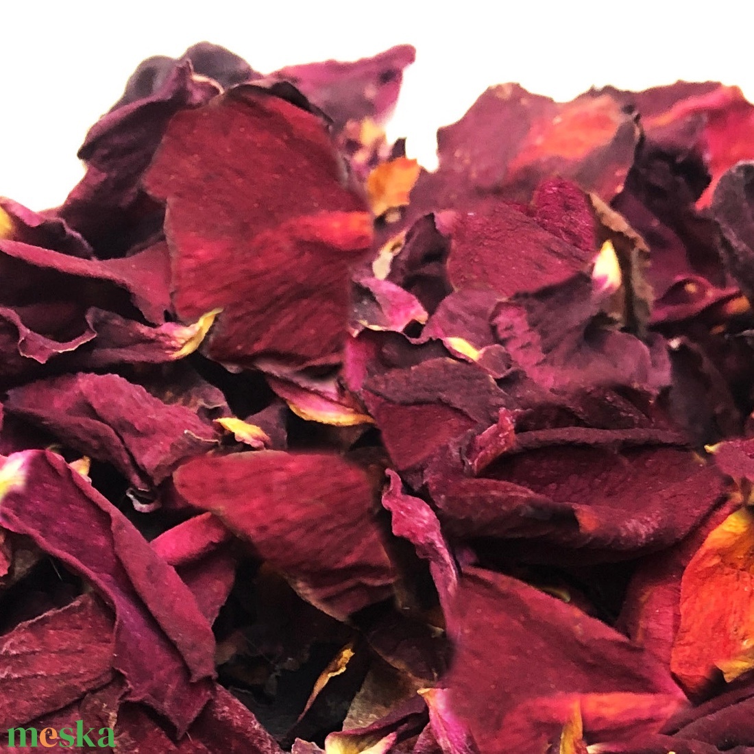 Szárított bordó rózsaszirmok (10 db) - esküvő - dekoráció - helyszíni dekor - Meska.hu