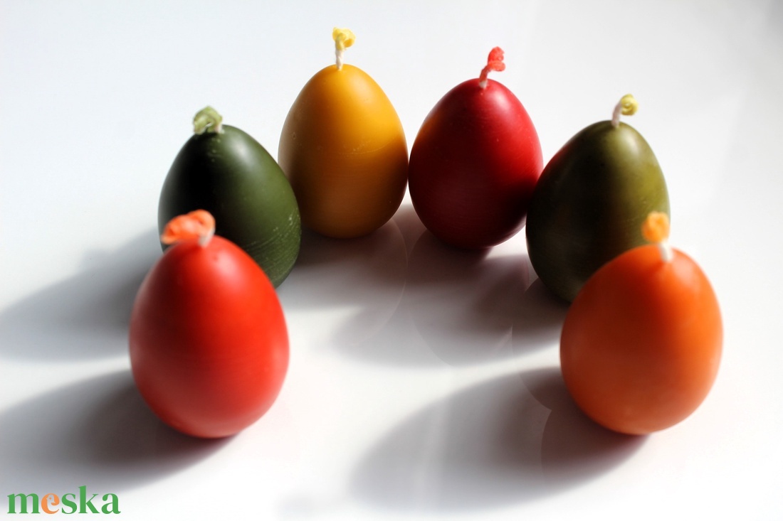 Húsvéti hímes tojás gyertya - otthon & életmód - gyertya, illat, aroma - gyertya - Meska.hu