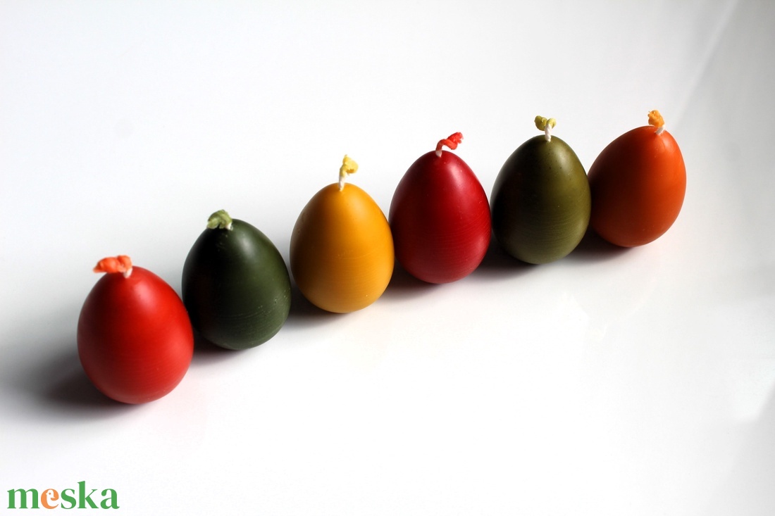 Húsvéti hímes tojás gyertya - otthon & életmód - gyertya, illat, aroma - gyertya - Meska.hu