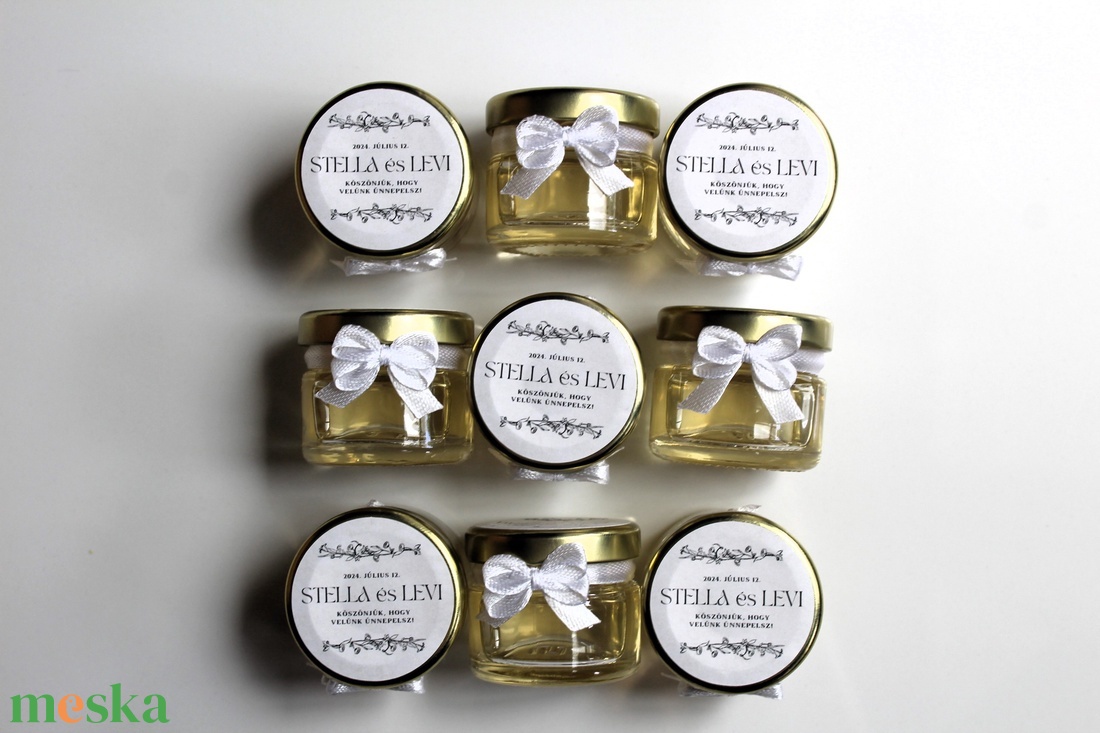 Elegáns esküvői mini mézes köszönet ajándék - esküvő - emlék & ajándék - köszönőajándék - Meska.hu Elegáns esküvői mini mézes köszönet ajándék - esküvő - emlék & ajándék - köszönőajándék - Meska.hu
