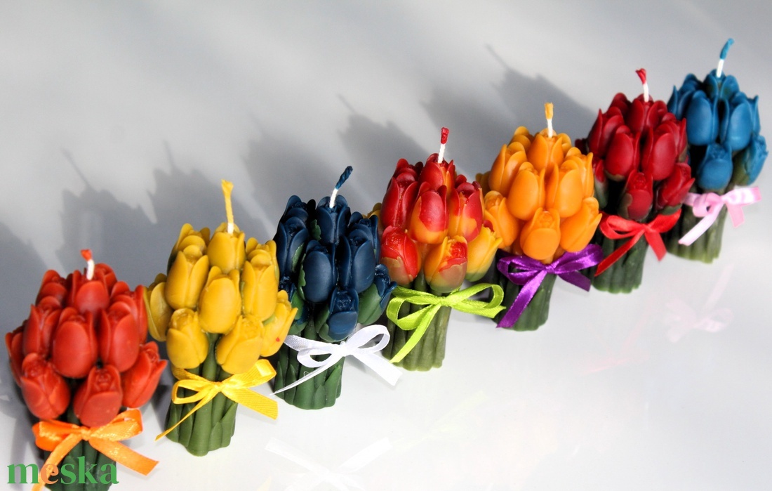 Tulipán csokor méhviaszgyertya - otthon & életmód - gyertya, illat, aroma - gyertya - Meska.hu Tulipán csokor méhviaszgyertya - otthon & életmód - gyertya, illat, aroma - gyertya - Meska.hu