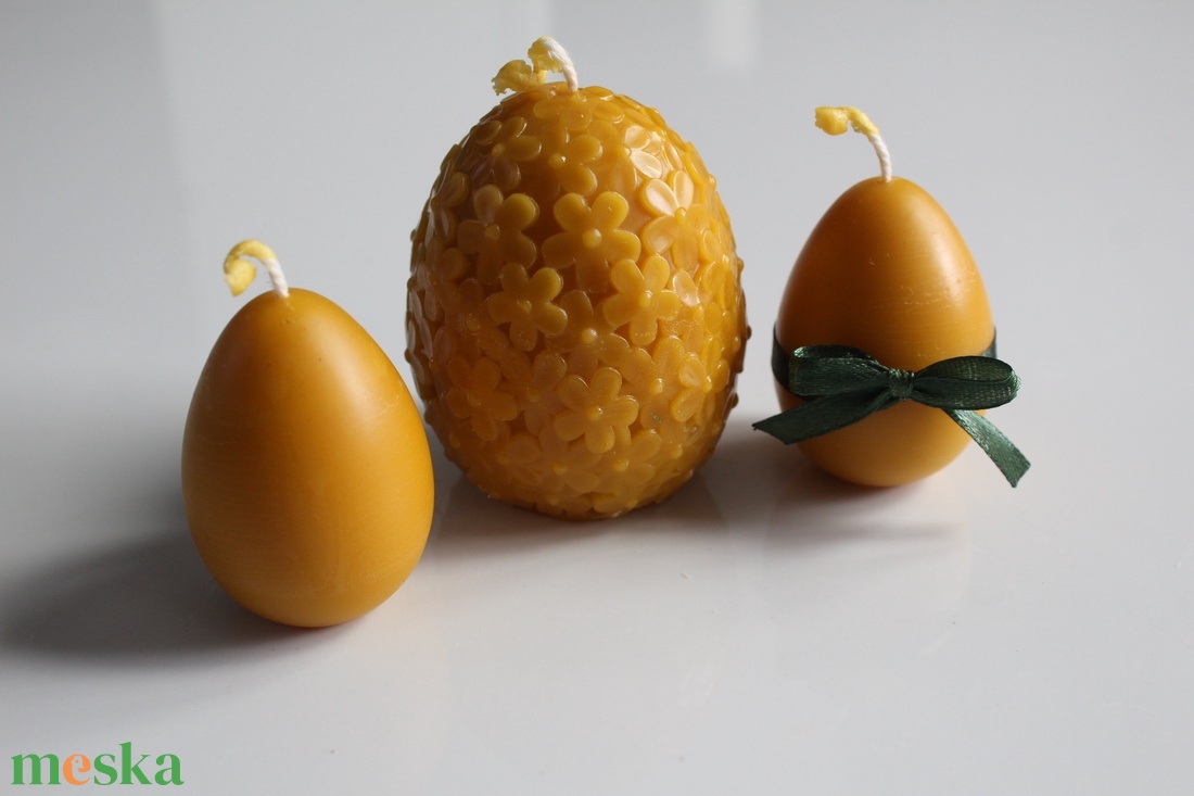 Húsvéti sárga tojás gyertya - otthon & életmód - gyertya, illat, aroma - gyertya - Meska.hu