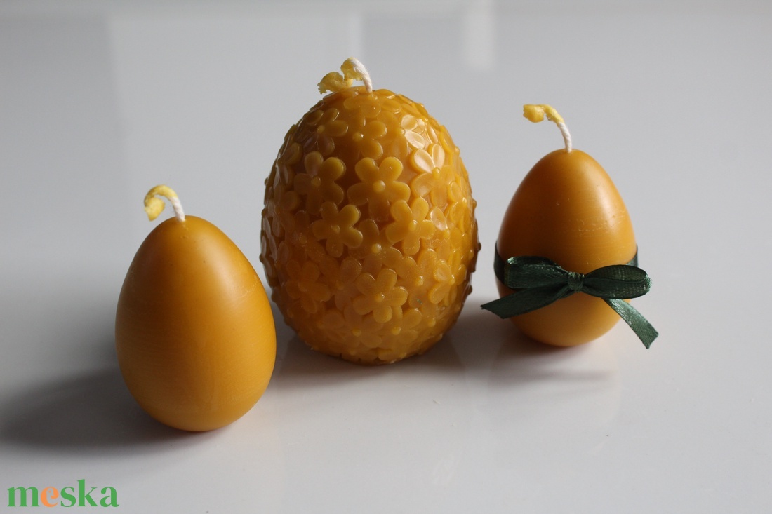 Húsvéti sárga tojás gyertya - otthon & életmód - gyertya, illat, aroma - gyertya - Meska.hu