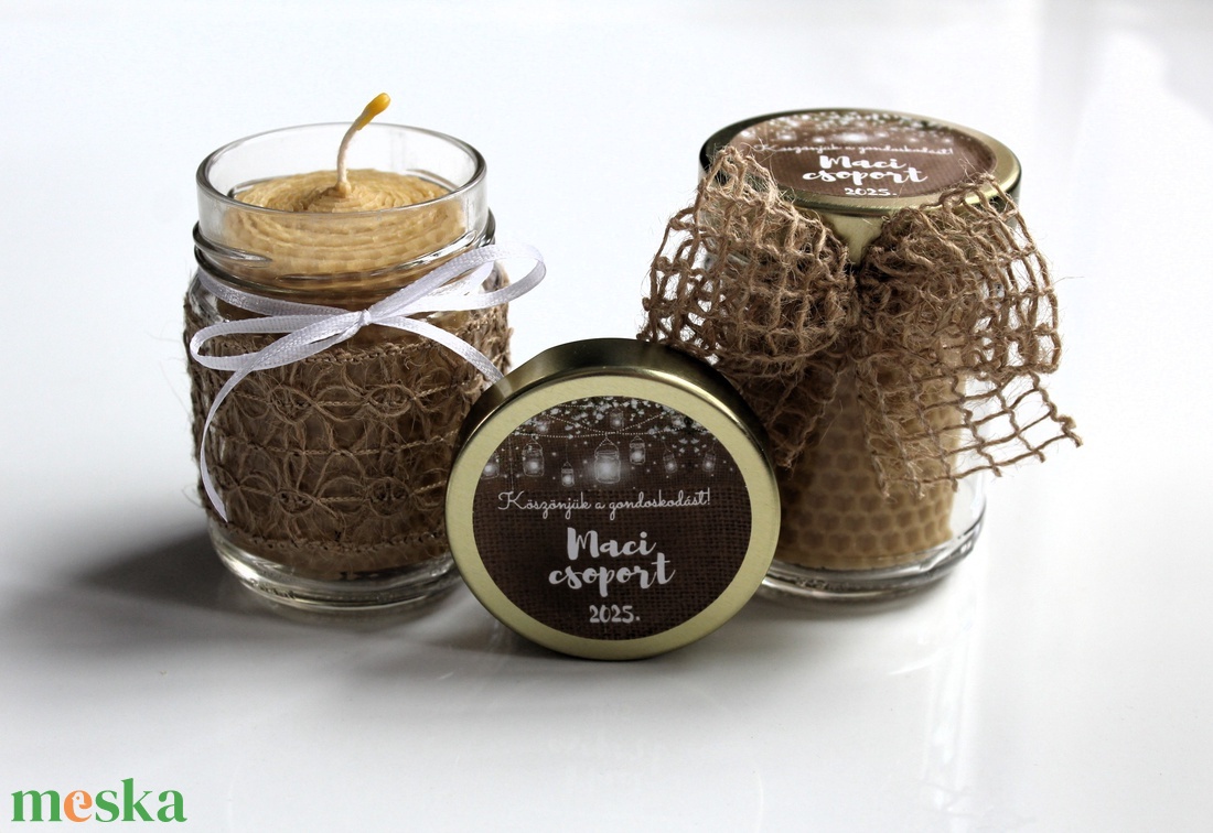 Óvodai, bölcsödei, iskolai ballagási méhviaszgyertyás ajándék - otthon & életmód - gyertya, illat, aroma - gyertya - Meska.hu