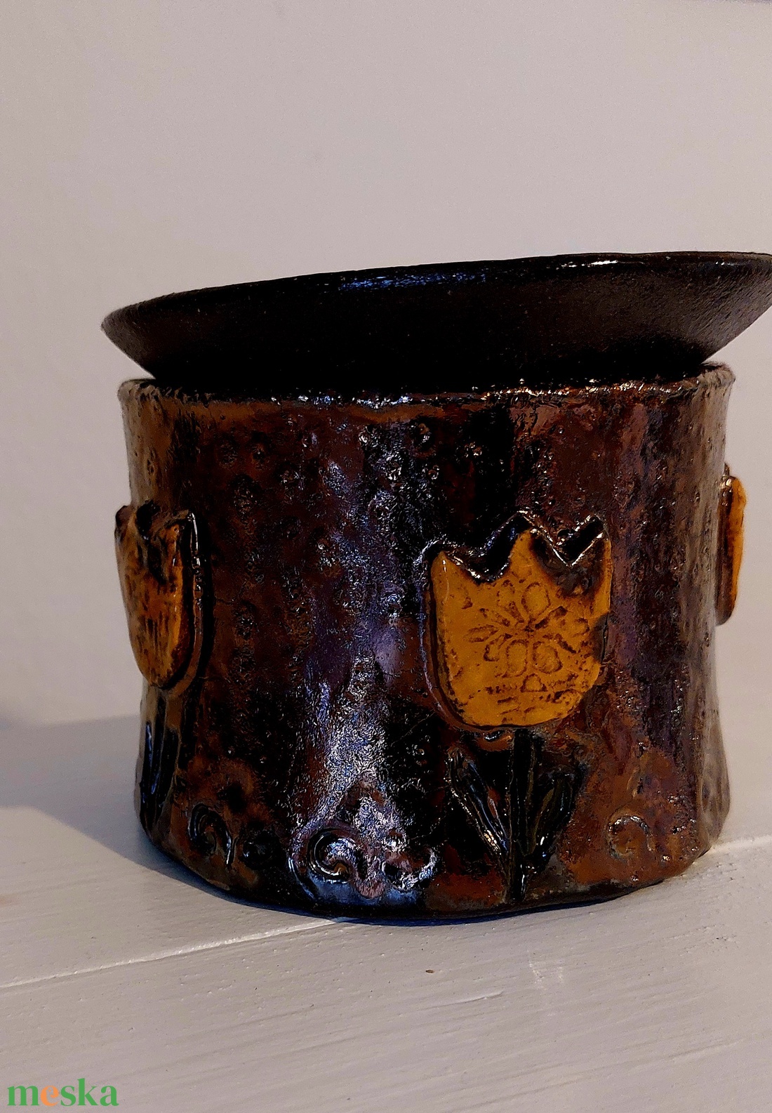 Tulipános párologtató - otthon & életmód - gyertya, illat, aroma - párologtató - Meska.hu