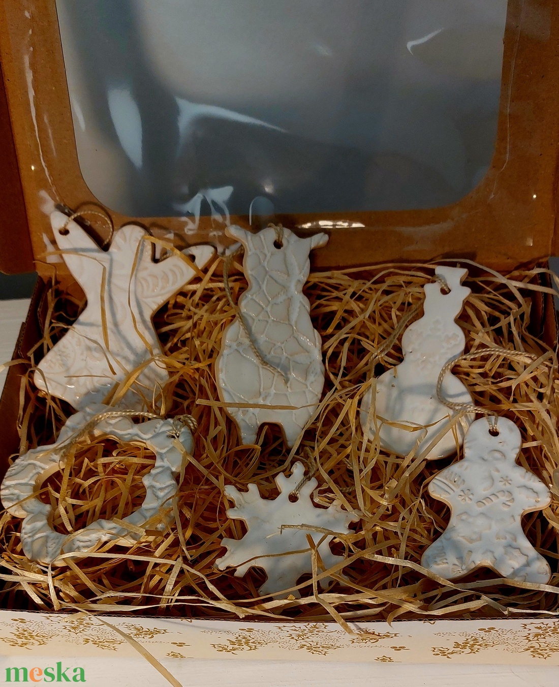 Fenyőfadísz, Karácsonyfadísz - karácsony - adventi díszek - adventi ablakdekoráció - Meska.hu