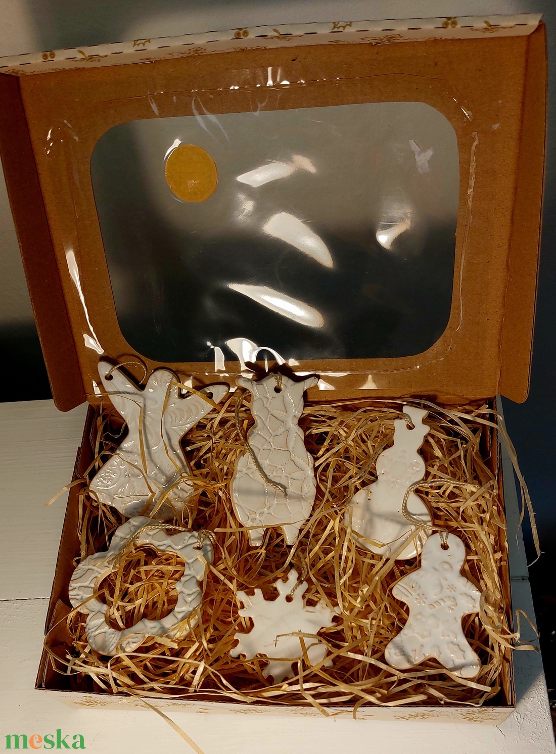 Fenyőfadísz, Karácsonyfadísz - karácsony - adventi díszek - adventi ablakdekoráció - Meska.hu