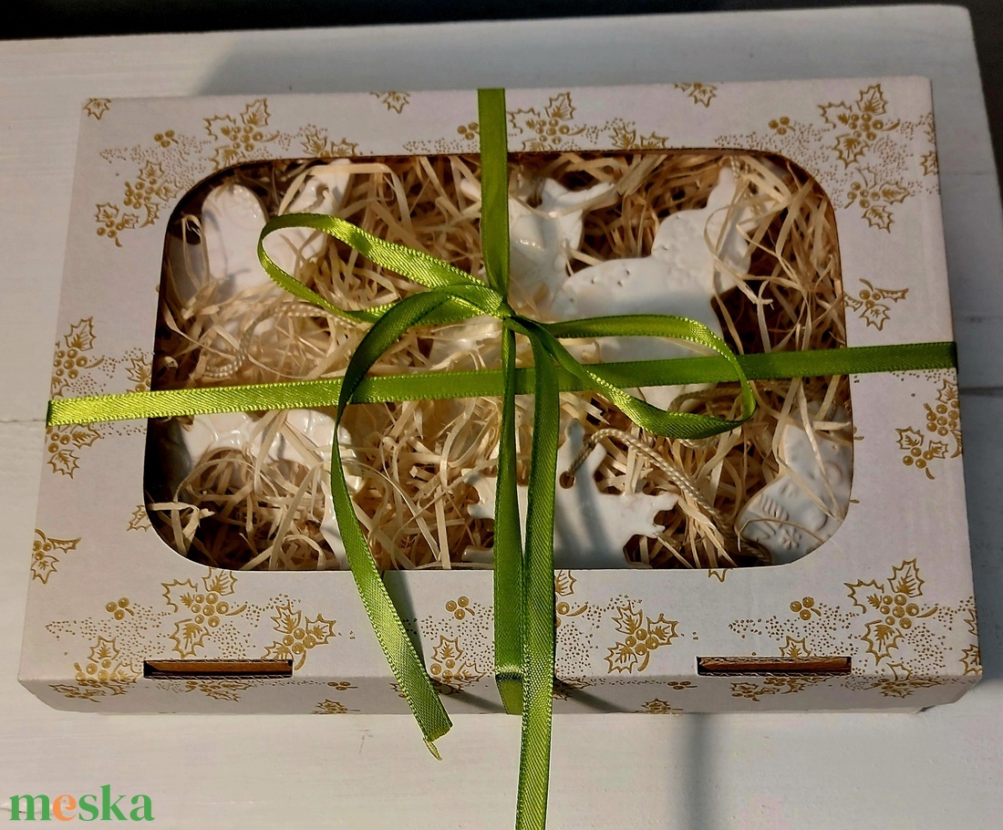 Fenyőfadísz, Karácsonyfadísz - karácsony - adventi díszek - adventi ablakdekoráció - Meska.hu