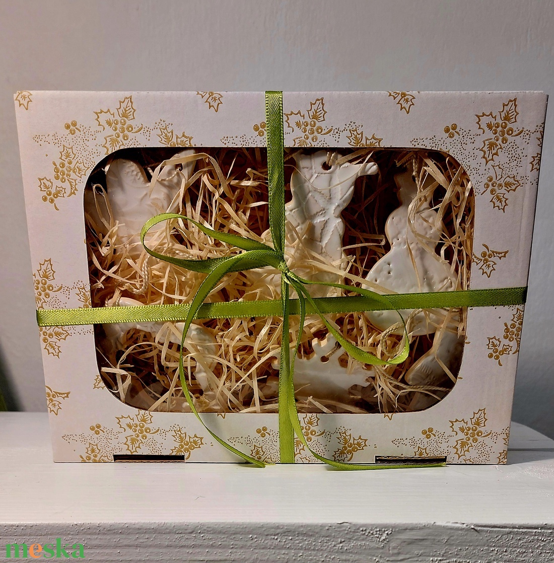 Fenyőfadísz, Karácsonyfadísz - karácsony - adventi díszek - adventi ablakdekoráció - Meska.hu