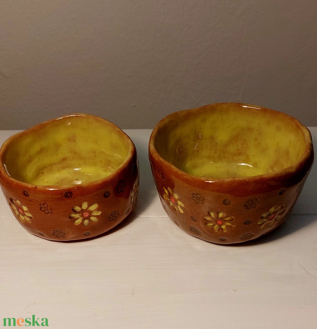 Kerámia kaspók, vagy kínáló tálkák - otthon & életmód - dekoráció - spiritualitás - füstölő és füstölőtartó - Meska.hu